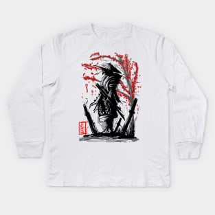 samurai-bushido Kids Long Sleeve T-Shirt